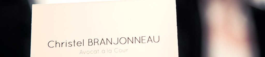 Maître Christel BRANJONNEAU avocat Paris