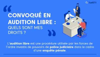 Convoqué en audition libre : quels sont mes droits ?