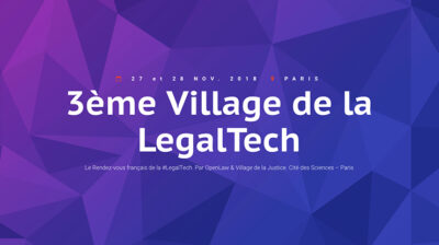 Les grandes tendances du Village Legaltech 2018
