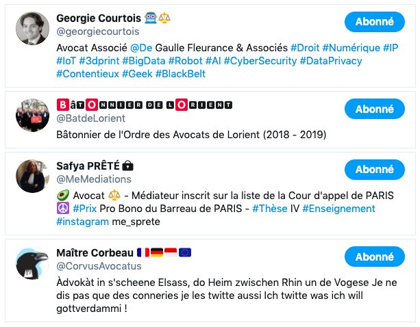 twitter exemple profil