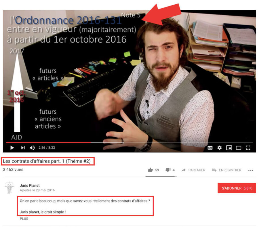 youtube avocat