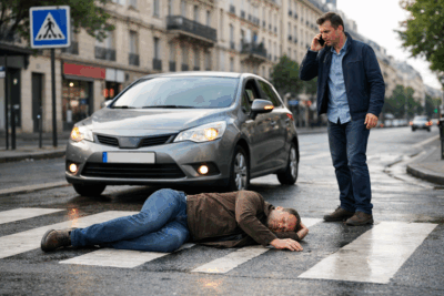 Piéton renversé : sanctions et recours juridiques